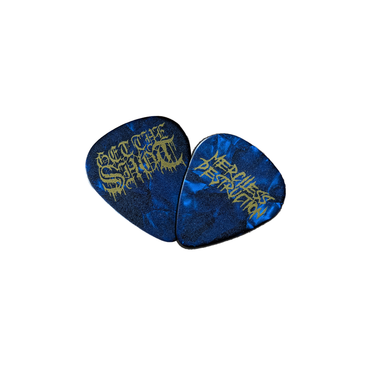 GET THE SHOT - Guitar Picks Merciless Destruction
