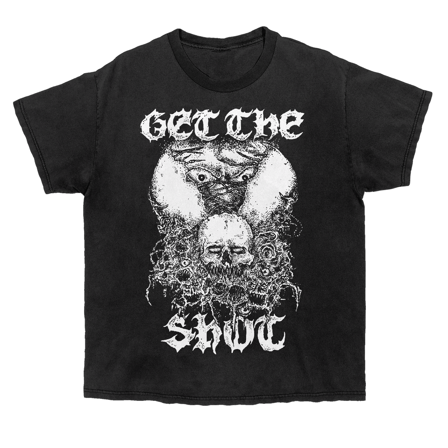 GET THE SHOT - "RAW" Black T-Shirt