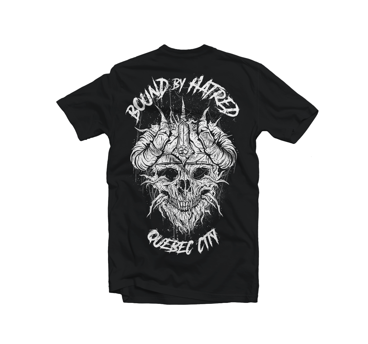 GET THE SHOT "BOUND BY HATRED" Black T-Shirt