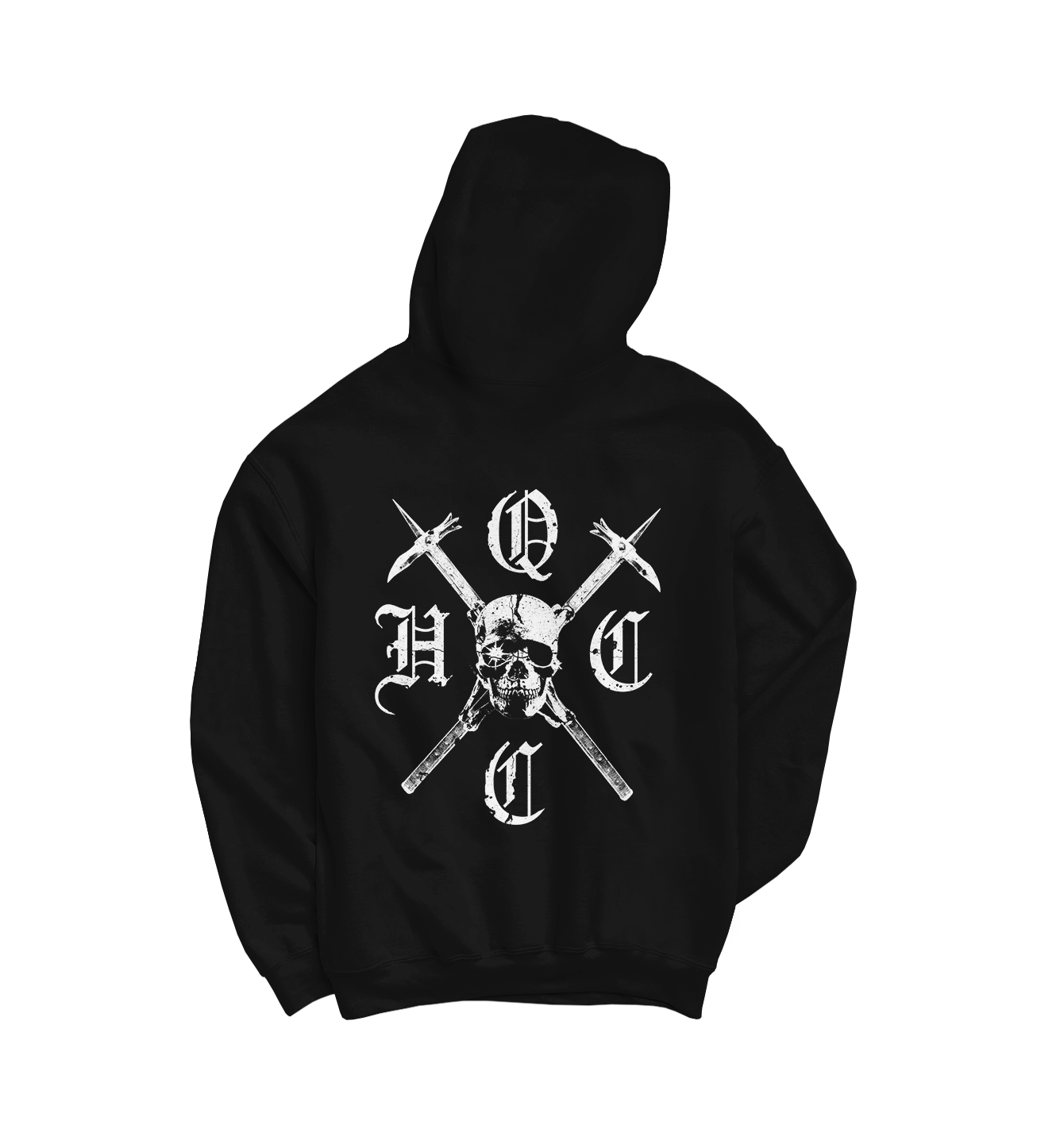 GET THE SHOT "QCHC" Black Hooded Sweatshirt