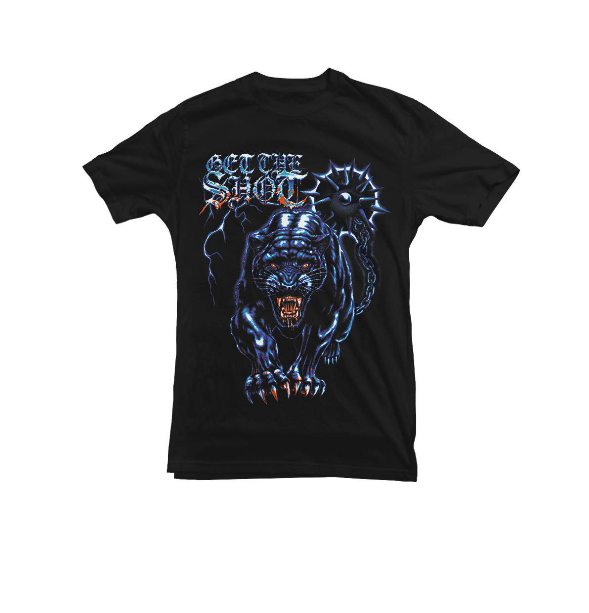 GET THE SHOT - "PANTHER" Black T-Shirt