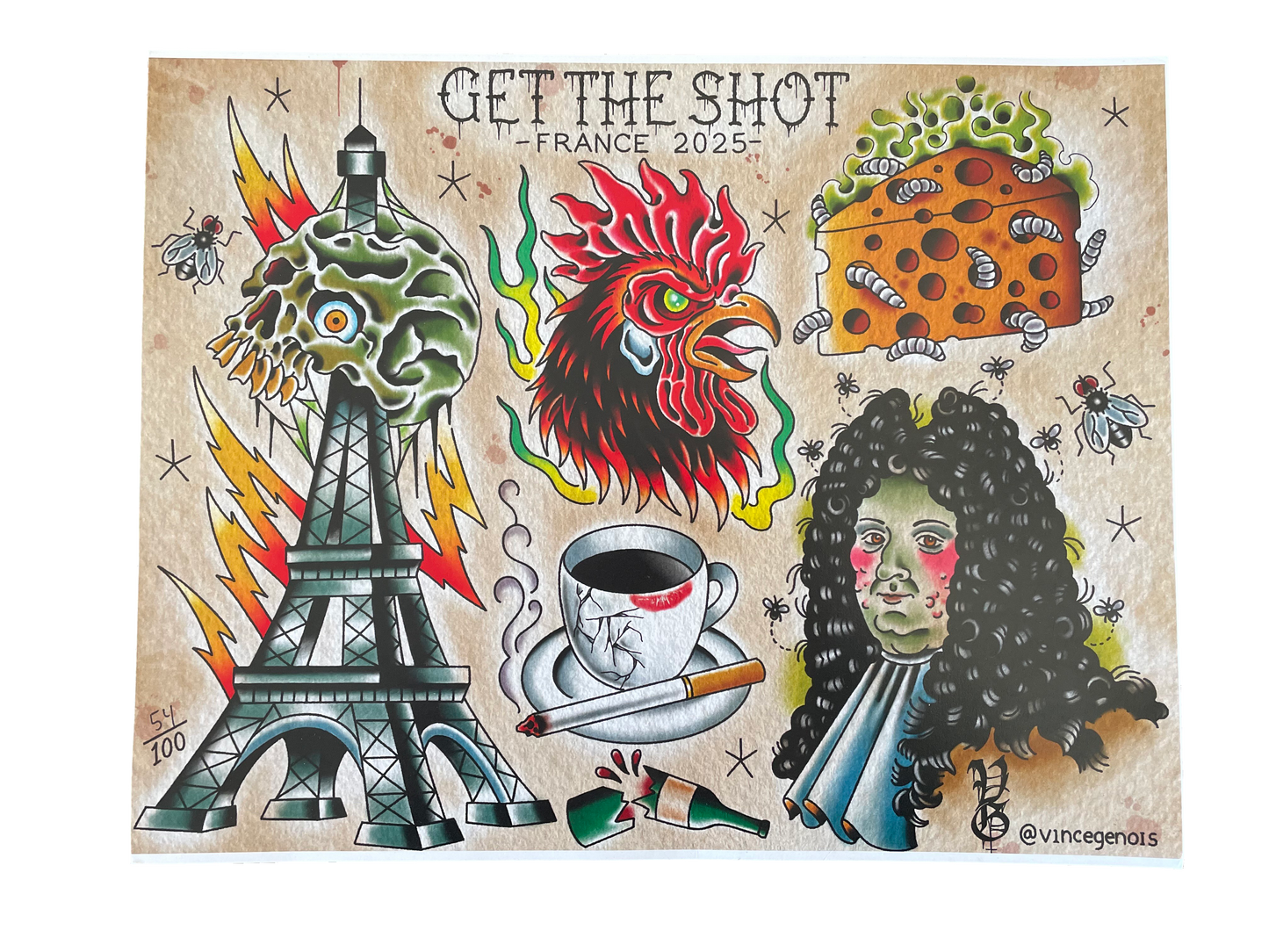 GET THE SHOT  - Affiche France Tour 2025