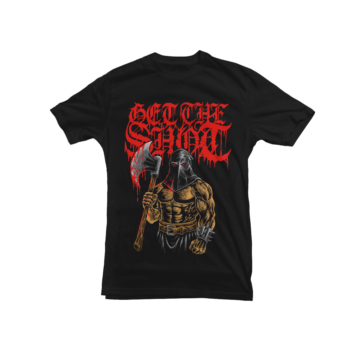 GET THE SHOT - "BOURREAU" Black T-Shirt
