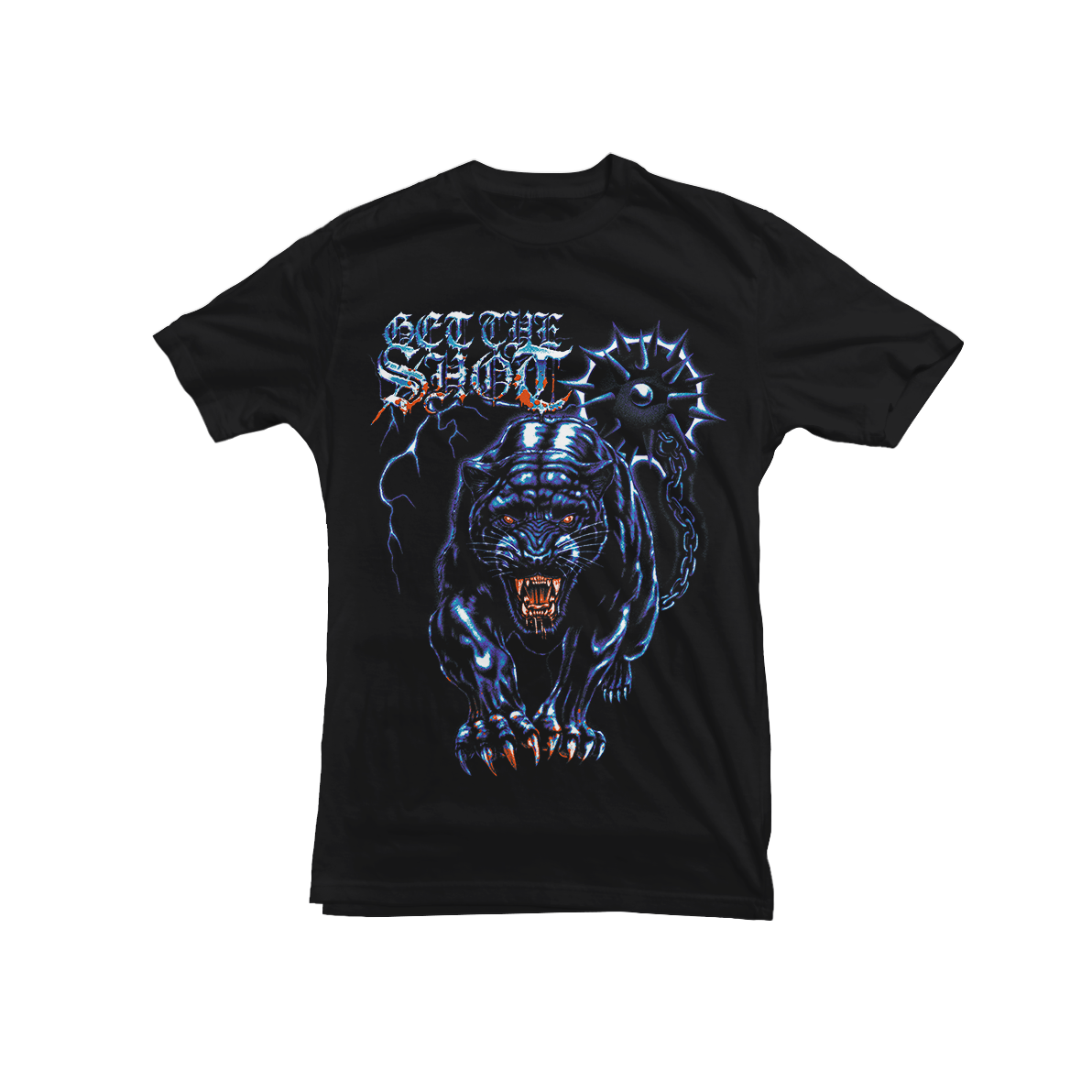 GET THE SHOT - "PANTHER" Black T-Shirt