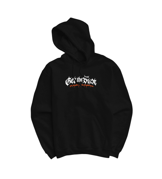 GET THE SHOT "THORNS" Black Hooded Sweatshirt