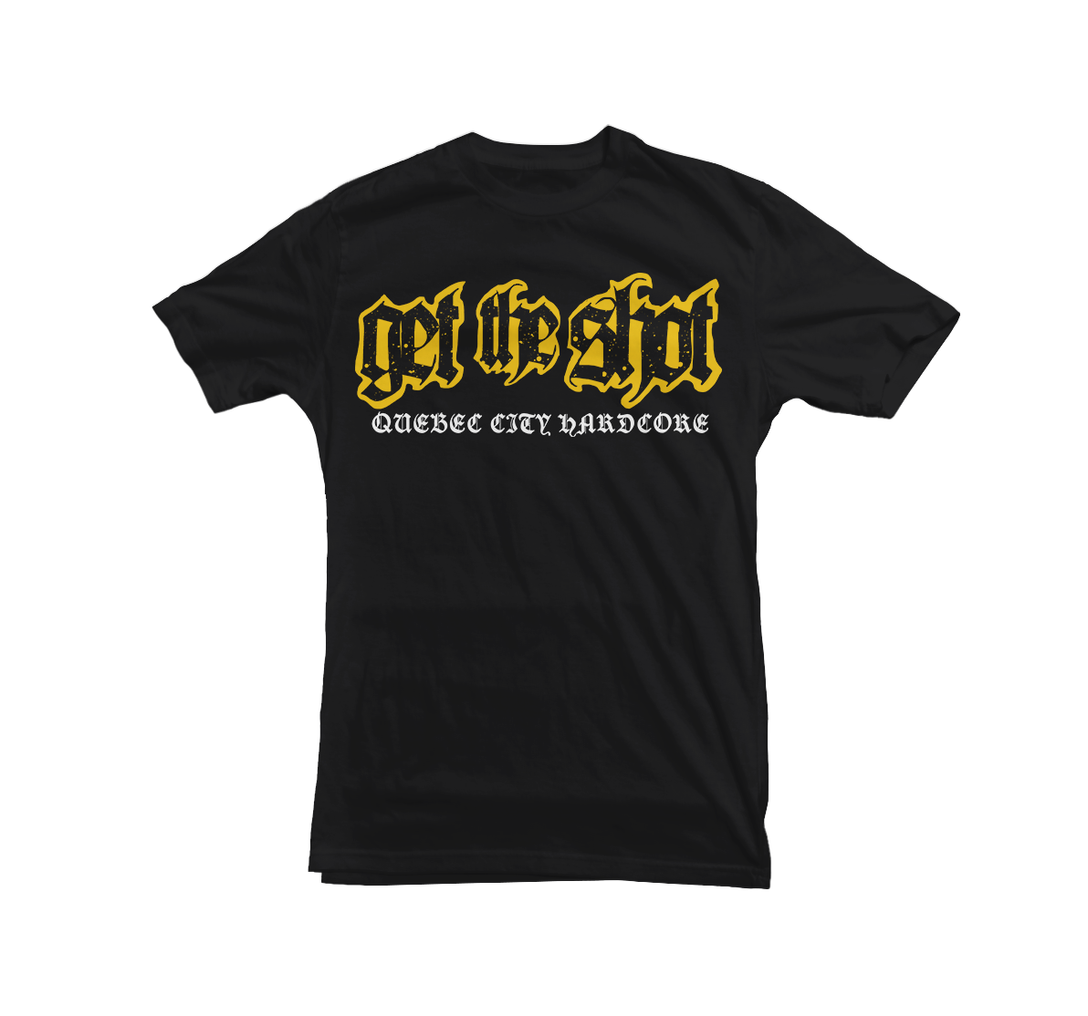 GET THE SHOT "NO REPENTANCE" Black T-Shirt