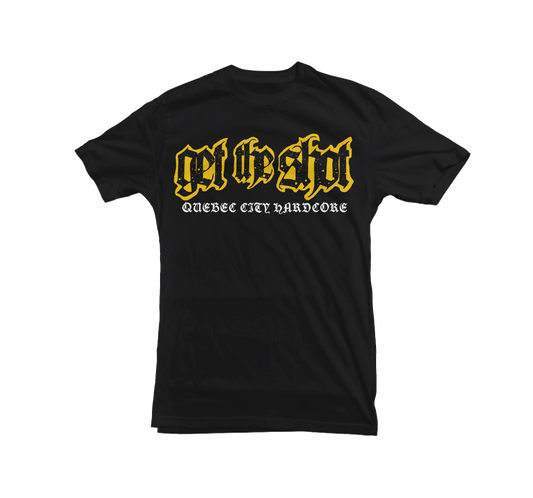 GET THE SHOT "NO REPENTANCE" Black T-Shirt