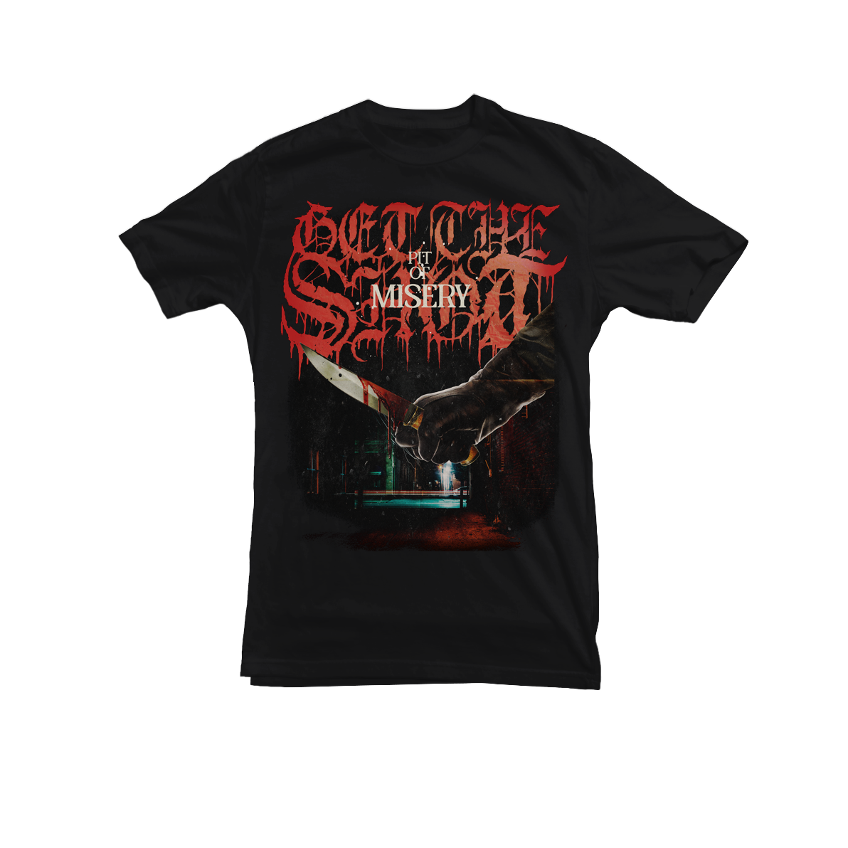 GET THE SHOT - " Pit Of Misery " Black T-Shirt