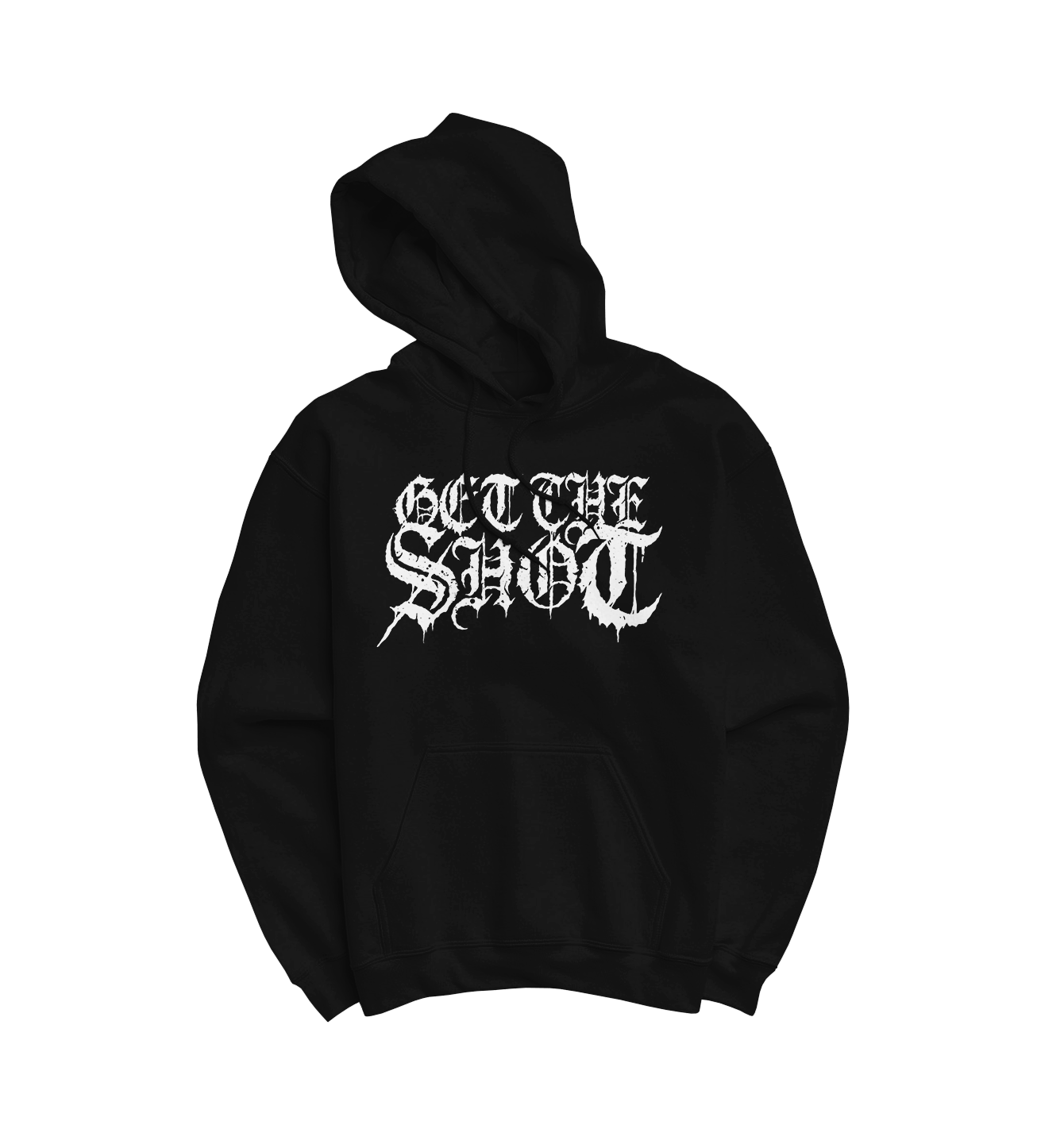 GET THE SHOT "QCHC" Black Hooded Sweatshirt