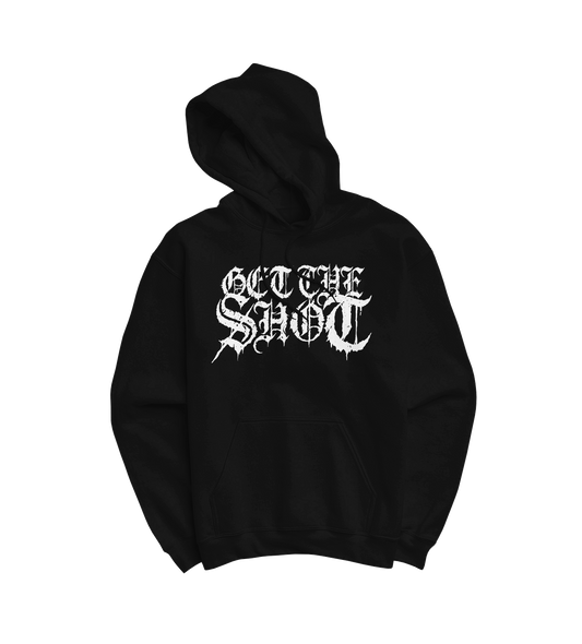 GET THE SHOT "QCHC" Black Hooded Sweatshirt