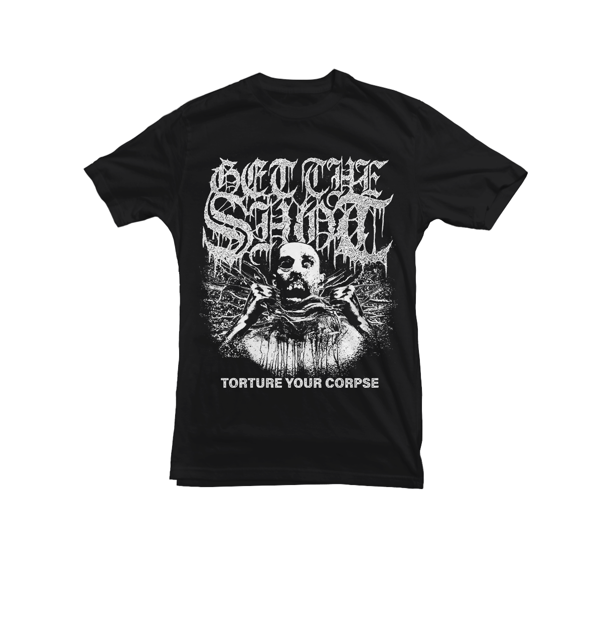 GET THE SHOT - "TORTURE" Black T-Shirt